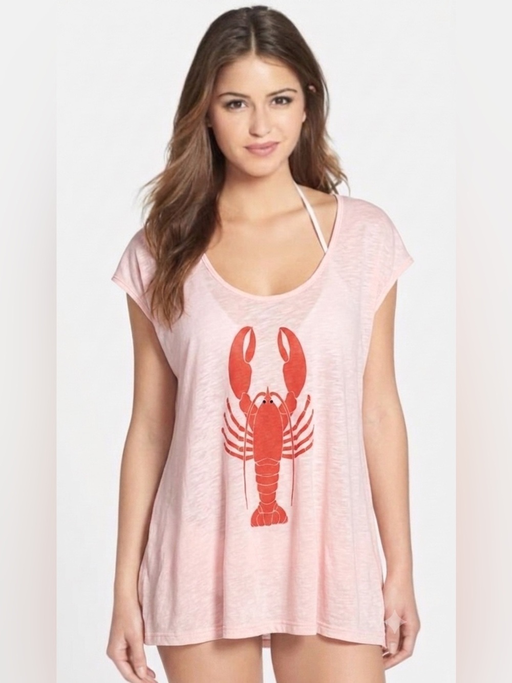 Wildfox Lobster Swim Shirt Cover-Up